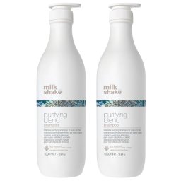 Pachet DUO Sampon anti-matreata Milk Shake Scalp Care Purifying Blend, 1000 ml