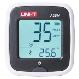Aparatul masoara concentratia particulelor de praf PM2.5 UNI-T A25M