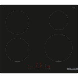 Plita incorporabila PUE611HC1E, Inductie, 4 zone de gatit, PerfectFry Plus, Home Connect, Power Boost , 60cm, Negru