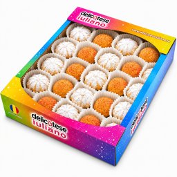 Fursecuri IULIANO, Caise si Rozete cu gem, 700 g