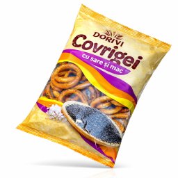 Covrigei DORIVI, cu mac si sare, 12 X 250 g