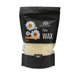 Ceară pentru epilare Film Wax, Global Fashion, 300 g, Mușețel