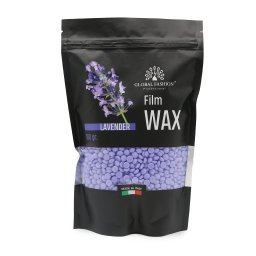 Ceară pentru epilare Film Wax, Global Fashion, 300 gr, Lavandă