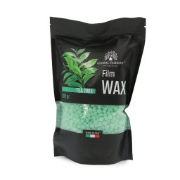 Ceară pentru epilare Film Wax Global Fashion, 300 gr, Tea Tree