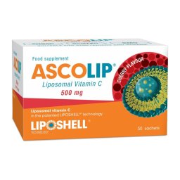 Vitamina C Lipozomala cu aroma de cirese Ascolip 500mg 30dz Liposhell
