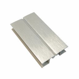 Coltar MULTIANGOLO pentru plinta bucatarie, H=100/120/150 mm, L=55 mm, l=15 mm, finisaj aluminiu (Inaltime: 100 mm)