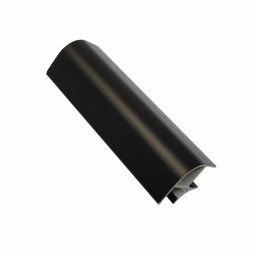 Coltar inclinat la 90°pentru plinta bucatarie, H=100/120/150 mm, L=25 mm, l=13 mm, finisaj negru (Inaltime plinta: 150 mm)