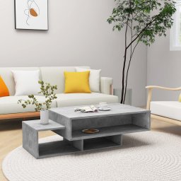 Masuta de cafea, gri beton, 105x55x32 cm, PAL GartenMobel Dekor