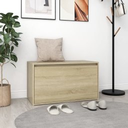 Banca de hol, stejar sonoma, 80x40x45 cm, PAL GartenMobel Dekor