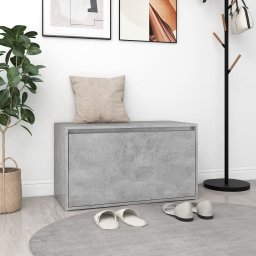 Banca de hol, gri beton, 80x40x45 cm, PAL GartenMobel Dekor