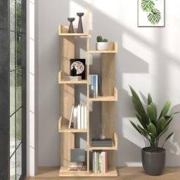 Biblioteca, stejar sonoma, 48x25,5x140 cm, PAL GartenMobel Dekor