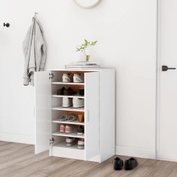 Pantofar, alb, 60x35x92 cm, PAL GartenMobel Dekor