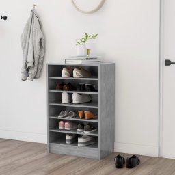 Pantofar, gri beton, 60x35x92 cm, PAL GartenMobel Dekor
