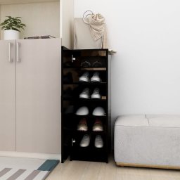Pantofar, negru, 32x35x92 cm, PAL GartenMobel Dekor