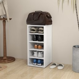 Pantofar, alb, 31,5x35x70 cm, PAL GartenMobel Dekor