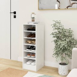 Pantofar, alb, 31,5x35x90 cm, PAL GartenMobel Dekor