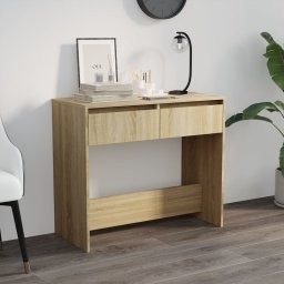 Masa consola, stejar sonoma, 89x41x76,5 cm, otel GartenMobel Dekor