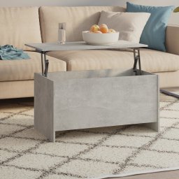 Masuta de cafea, gri beton, 102x55,5x52,5 cm, lemn prelucrat GartenMobel Dekor