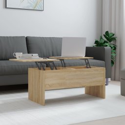 Masuta de cafea, stejar sonoma, 102x50,5x46,5cm, lemn prelucrat GartenMobel Dekor