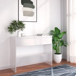 Masa consola, alb, 100x35x76,5 cm, PAL GartenMobel Dekor