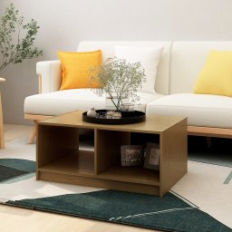 Masuta de cafea, maro miere, 75x50x33,5 cm, lemn masiv de pin GartenMobel Dekor