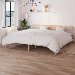 Cadru de pat UK Super King, 180x200 cm, lemn masiv pin GartenMobel Dekor