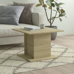 Masuta de cafea, stejar Sonoma, 55,5x55,5x40 cm, PAL GartenMobel Dekor