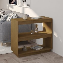 Biblioteca, maro, 80x35x71 cm, lemn masiv de pin GartenMobel Dekor