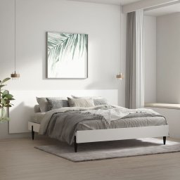 Tablie de perete,alb,240x1,5x80 cm, lemn prelucrat GartenMobel Dekor
