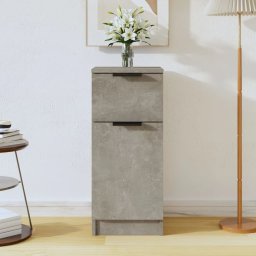 Servanta, gri beton, 30x30x70 cm, lemn compozit GartenMobel Dekor