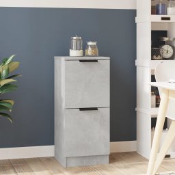 Servanta, gri beton, 30x30x70 cm, lemn compozit GartenMobel Dekor