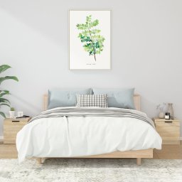 Noptiere, 2 buc., stejar sonoma, 40x39x40 cm GartenMobel Dekor