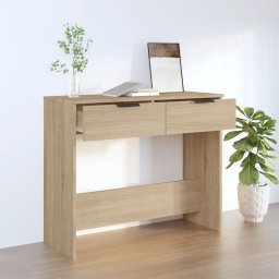 Masuta consola, stejar sonoma, 90x36x75 cm, lemn prelucrat GartenMobel Dekor