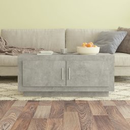 Masuta de cafea, gri beton, 102x50x45 cm, lemn compozit GartenMobel Dekor