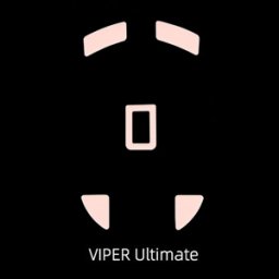 Picioruse pentru mouse EspTiger YanZi Q PTFE Skates Razer Viper Ultimate, SK-ET-RZ-VPU-YZQ-PINK