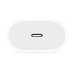 ALIMENTATOR SmartPhone la 220V Apple PHT14682 Adaptor priza USB-C Apple- 20W - Apple retail box White PHT14682timbru verde 0.18