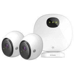 KIT CAMERA IP D-Link- 2 x camera DCS-2802 1 x HUB- cube- pt. exterior- dist. IR 7.5 m- tip lentila fixa 1.9 mm- 2 Mpx- wi-fi- m