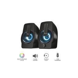BOXE PC Trust Gemi RGB 2.0 Speaker Set - black 22948timbru verde 2.00 lei)