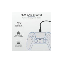 CABLURI USB Smartphone si alte deviceuri - Trust GXT 226 Play si Charge Cable 3m For PS5 and USB-C mobile phones 24168