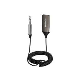 ADAPTOR Bluetooth Jack 3.5 Ugreen- CM309 alimentare USB- microfon inclus- convertor audio wireless- versiune bluetooth 5.0- negr