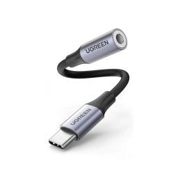 CABLU audio Ugreen- AV161- USB Type-CT) la 3.5 mm jackM)- lungime 15cm- gri 80154timbru verde 0.08 lei) - 6957303881543