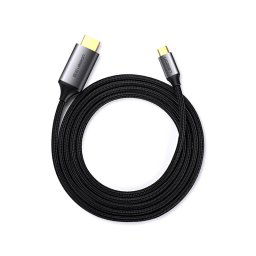CABLU video Ugreen- MM142 USB Type-CT) la HDMIT)- rezolutie maxima 4K UHD3840 x 2160) la 60 Hz- 1.5m- braided- negru 50570timbru