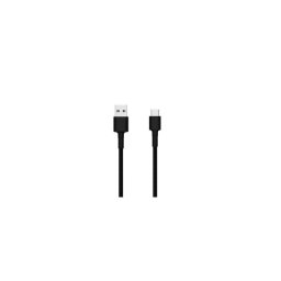 CABLU alimentare smartphone Xiaomi- USB Type-CT) la USB 2.0T)- cauciuc- lungime 1 m- negru- 18714timbru verde 0.08 lei)