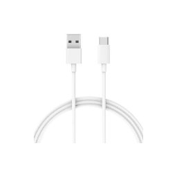 CABLU alimentare smartphone Xiaomi- USB Type-CT) la USB 2.0T)- cauciuc- lungime 1 m- alb- 28975timbru verde 0.08 lei)