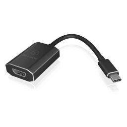 CABLU video Icy Box USB Type-C la HDMI- 4K la 60Hz- aluminiu & plastic- negru- IB-AD534-C