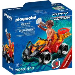 Playmobil City Action PM71040 – Vehicul Pullback De Salvare Pe Plaja #71040