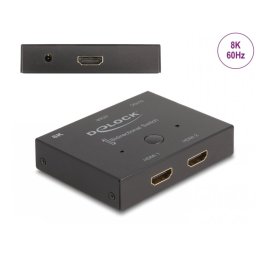 Switch bidirectional 2 porturi HDMI 8K60Hz/4K144Hz, Delock 18776