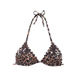 LASCANA Sutien costum de baie 'Lexa' bej / negru