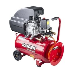 Raider - RD-AC12 - Compresor, cu ulei, 1500 W, 24 l, 110 l/min, 8 bar