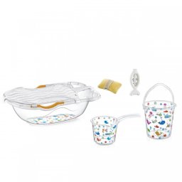 Set de baie cu 6 piese BabyJem (Culoare: Roz)